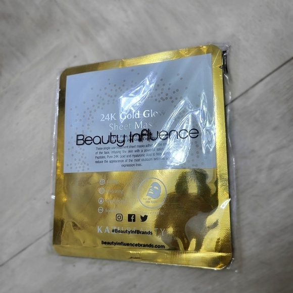 Sephora Other - 24K Gold Glow Sheet Facial Mask Lift/Firm